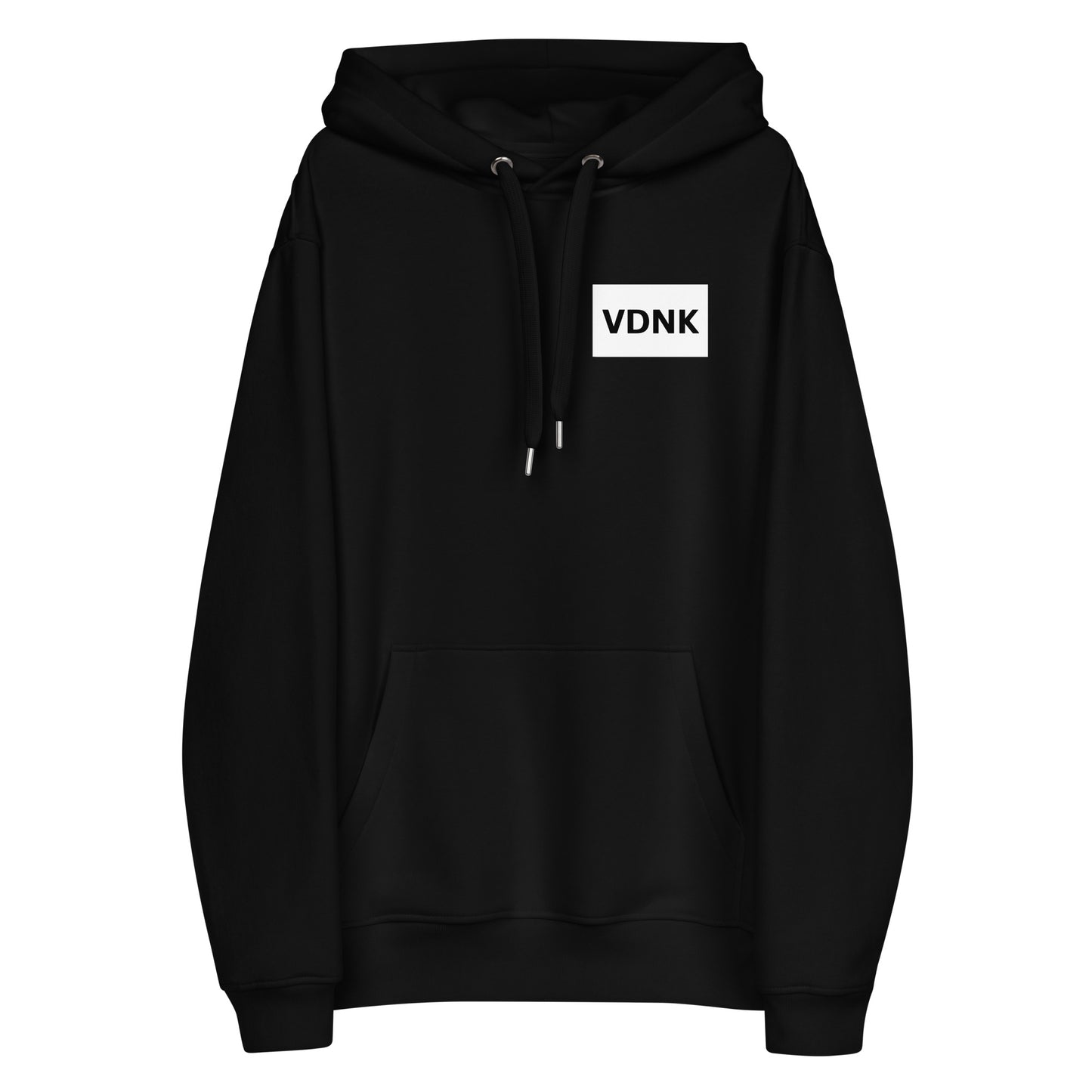 VDNK "2" Premium eco hoodie BLACK/WHITE