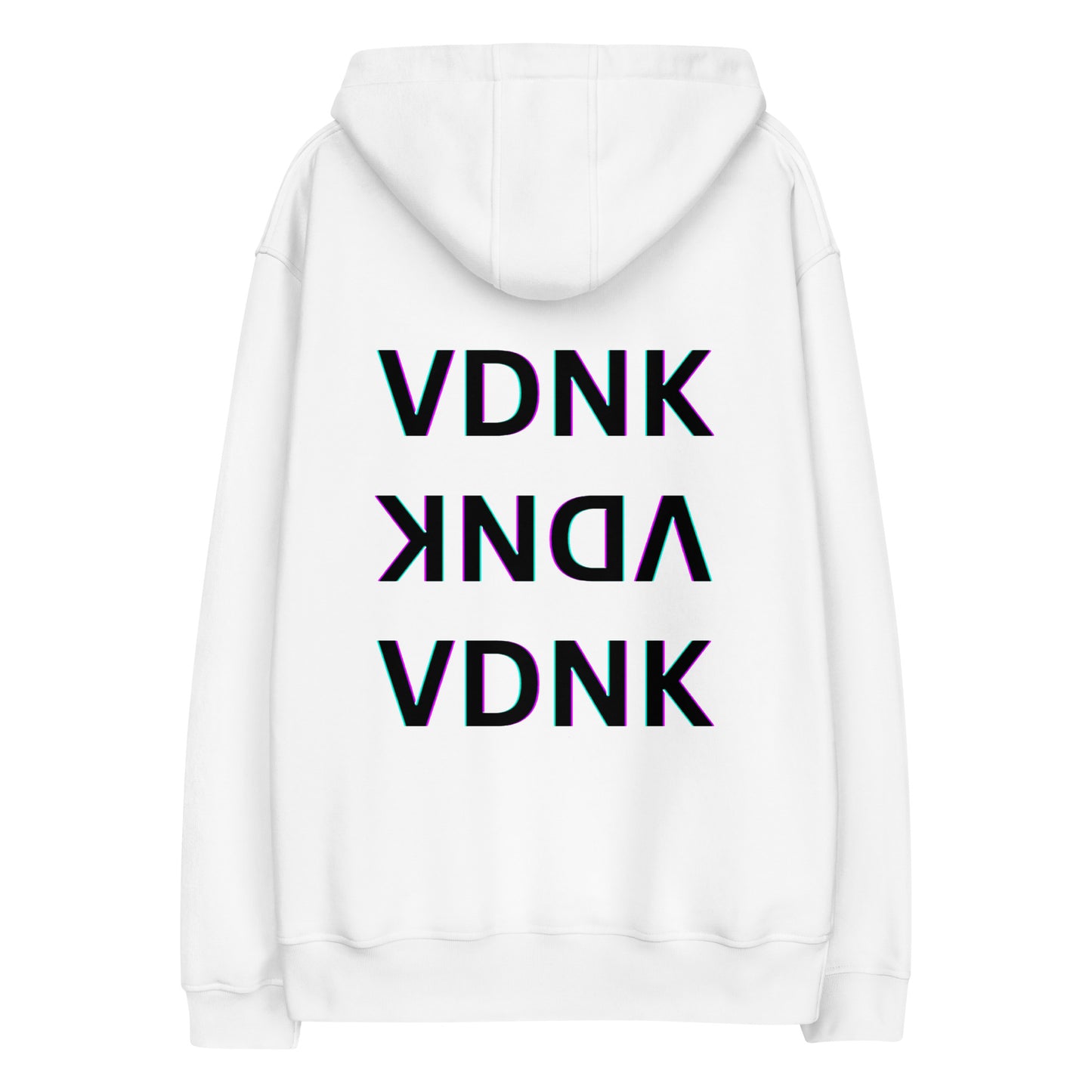 VDNK Premium eco hoodie BLACK/WHITE