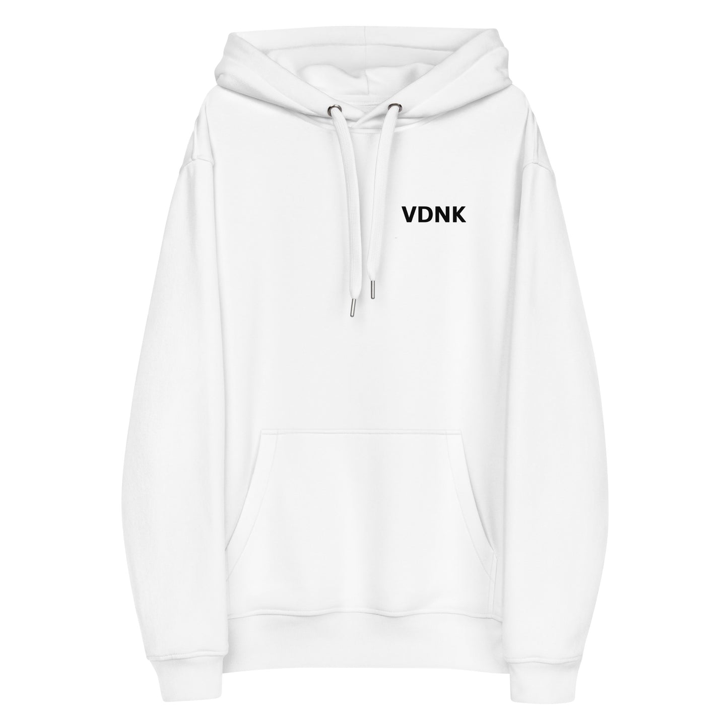 VDNK "2" Premium eco hoodie BLACK/WHITE