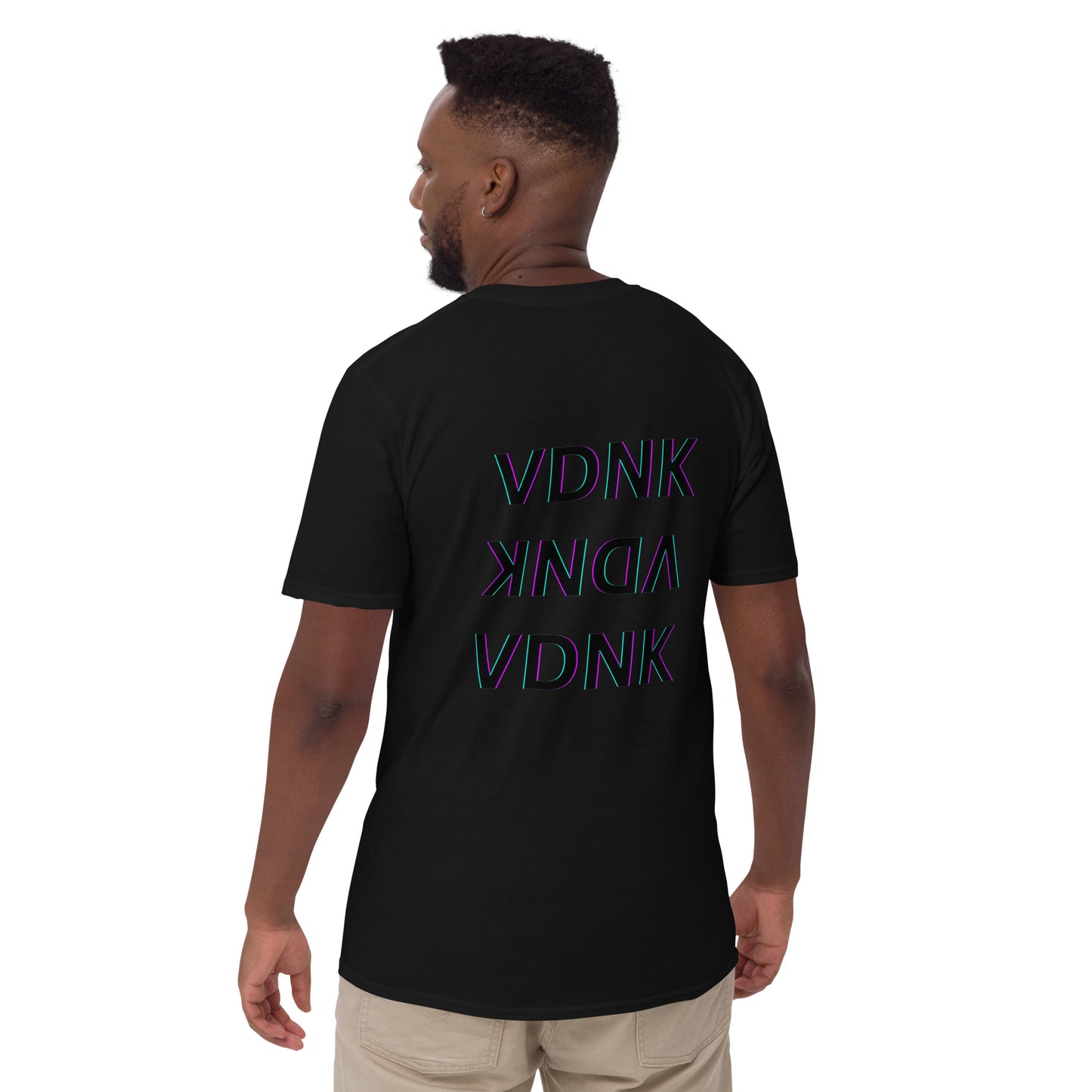 VDNK Short-Sleeve Unisex T-Shirt BLACK/WHITE