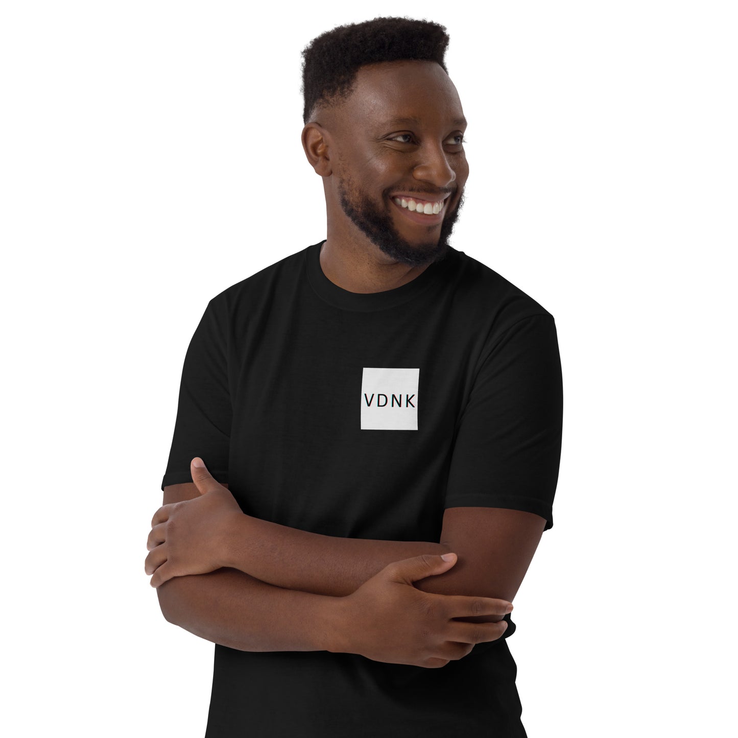 VDNK Short-Sleeve Unisex T-Shirt BLACK/WHITE