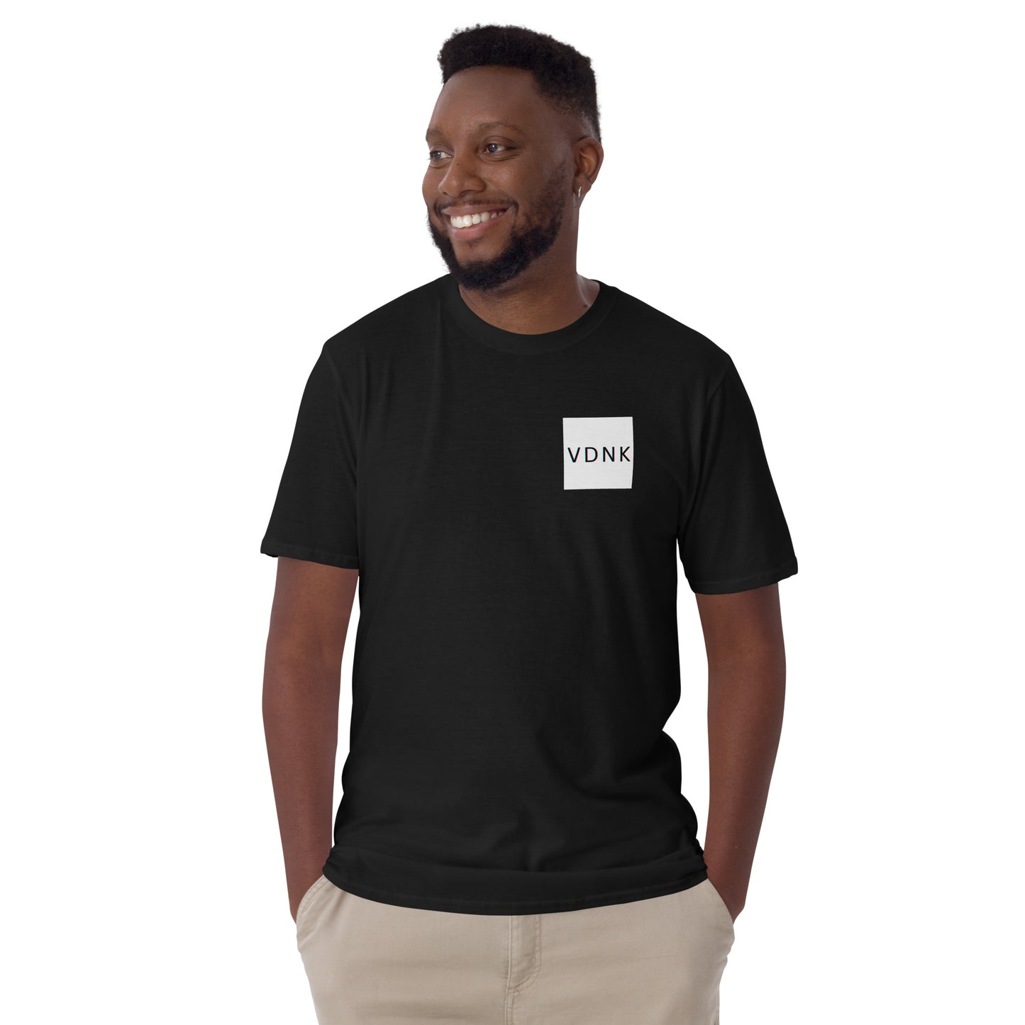 VDNK Short-Sleeve Unisex T-Shirt BLACK/WHITE