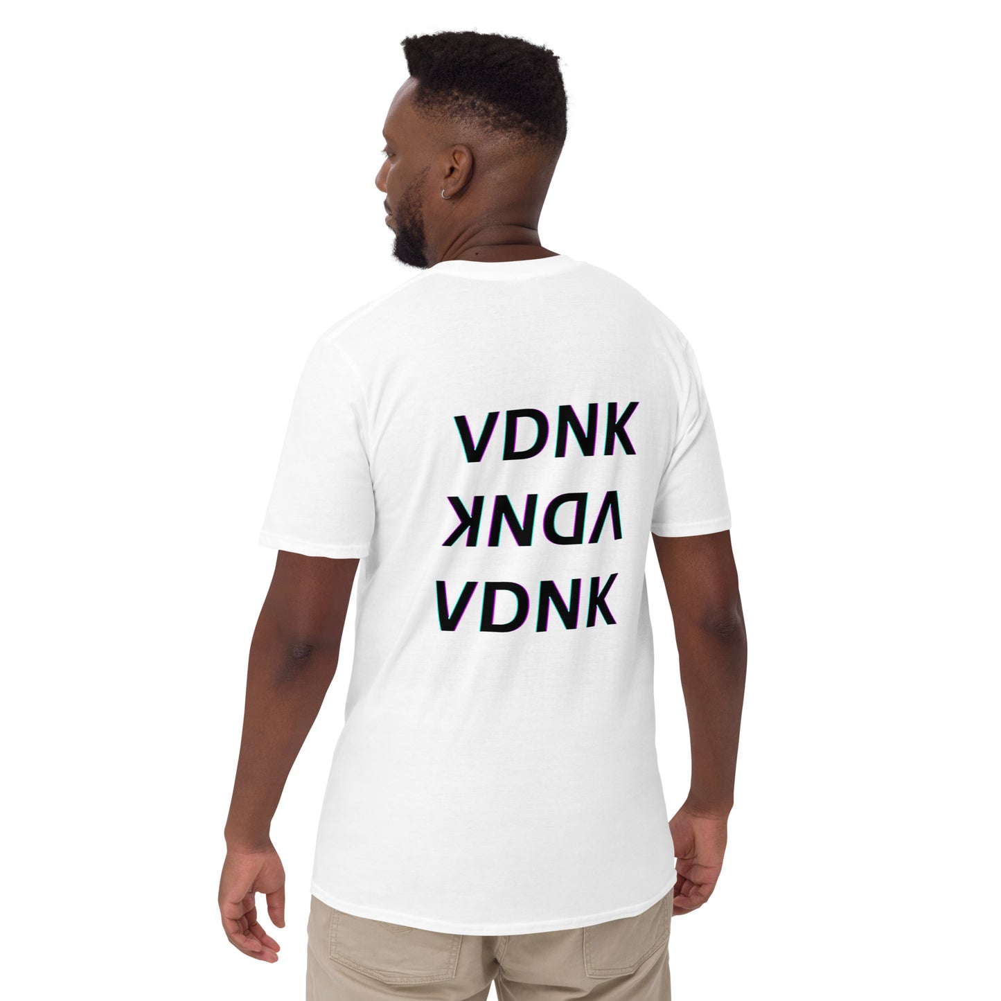 VDNK Short-Sleeve Unisex T-Shirt BLACK/WHITE